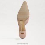 נשים הַנעָלָה Sam Edelman בריט חתלתול פרד עקב פרלין רך 4XL22X432 - Image 6