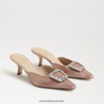 נשים הַנעָלָה Sam Edelman בריט חתלתול פרד עקב פרלין רך 4XL22X432