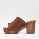 נשים הַנעָלָה Sam Edelman ג'וסלין פרד זמש וויסקי 4XL22X641 - Image 4