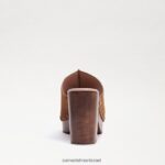 נשים הַנעָלָה Sam Edelman ג'וסלין פרד זמש וויסקי 4XL22X641 - Image 5