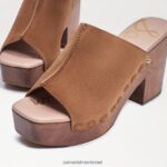 נשים הַנעָלָה Sam Edelman ג'וסלין פרד זמש וויסקי 4XL22X641 - Image 7