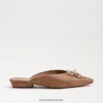 נשים הַנעָלָה Sam Edelman ג'יידן מחודדת בבוהן שטוחה cuoio 4XL22X724 - Image 2