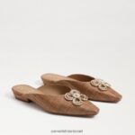 נשים הַנעָלָה Sam Edelman ג'יידן מחודדת בבוהן שטוחה cuoio 4XL22X724
