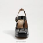 נשים הַנעָלָה Sam Edelman גילie slingback מרי ג'יין עקב פטנט שחור 4XL22X316 - Image 3