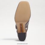 נשים הַנעָלָה Sam Edelman גילie slingback מרי ג'יין עקב פטנט קקאו חם 4XL22X314 - Image 6