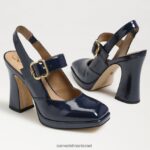 נשים הַנעָלָה Sam Edelman גילie slingback מרי ג'יין עקב צי מלכותי 4XL22X313 - Image 7