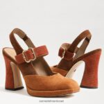 נשים הַנעָלָה Sam Edelman גילie slingback מרי ג'יין עקב כחול מונטרוז 4XL22X312 - Image 8