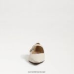 נשים הַנעָלָה Sam Edelman ג'ין מרי ג'יין מחודדת בוהן שטוחה שנהב מודרני 4XL22X542 - Image 3