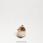 נשים הַנעָלָה Sam Edelman ג'ין מרי ג'יין מחודדת בוהן שטוחה פטנט צ'אי לאטה 4XL22X543 - Image 3
