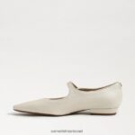 נשים הַנעָלָה Sam Edelman ג'ין מרי ג'יין מחודדת בוהן שטוחה שנהב מודרני 4XL22X542 - Image 4