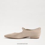 נשים הַנעָלָה Sam Edelman ג'ין מרי ג'יין מחודדת בוהן שטוחה פטנט צ'אי לאטה 4XL22X543 - Image 4