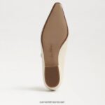 נשים הַנעָלָה Sam Edelman ג'ין מרי ג'יין מחודדת בוהן שטוחה שנהב מודרני 4XL22X542 - Image 6