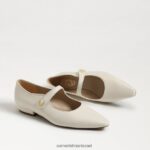נשים הַנעָלָה Sam Edelman ג'ין מרי ג'יין מחודדת בוהן שטוחה שנהב מודרני 4XL22X542 - Image 7