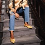 נשים הַנעָלָה Sam Edelman ג'נינה מחודדת בוהן שטוחה עור שחור 4XL22X394 - Image 8