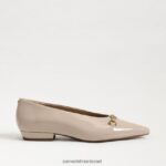 נשים הַנעָלָה Sam Edelman ג'ניקה מחודדת בוהן שטוחה פטנט צ'אי לאטה 4XL22X791 - Image 2