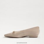 נשים הַנעָלָה Sam Edelman ג'ניקה מחודדת בוהן שטוחה פטנט צ'אי לאטה 4XL22X791 - Image 4