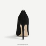 נשים הַנעָלָה Sam Edelman דנה עקב מחודד זמש שחור 4XL22X413 - Image 5
