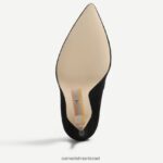נשים הַנעָלָה Sam Edelman דנה עקב מחודד זמש שחור 4XL22X413 - Image 6