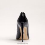 נשים הַנעָלָה Sam Edelman דנה עקב מחודד פטנט שחור 4XL22X411 - Image 5