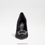 נשים הַנעָלָה Sam Edelman הרייט מחודדת עקב משי שחור 4XL22X592 - Image 3