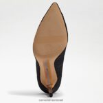 נשים הַנעָלָה Sam Edelman הרייט מחודדת עקב משי שחור 4XL22X592 - Image 6