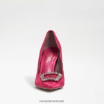 נשים הַנעָלָה Sam Edelman הרייט מחודדת עקב סאטן פוקסיה 4XL22X594 - Image 3