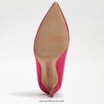 נשים הַנעָלָה Sam Edelman הרייט מחודדת עקב סאטן פוקסיה 4XL22X594 - Image 6