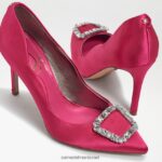 נשים הַנעָלָה Sam Edelman הרייט מחודדת עקב סאטן פוקסיה 4XL22X594 - Image 7
