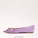נשים הַנעָלָה Sam Edelman ואנדה סיור מחודדת בוהן שטוחה לילך 4XL22X272 - Image 4