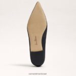 נשים הַנעָלָה Sam Edelman ואנדה סיור מחודדת בוהן שטוחה בד שחור 4XL22X271 - Image 6