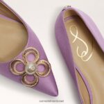 נשים הַנעָלָה Sam Edelman ואנדה סיור מחודדת בוהן שטוחה לילך 4XL22X272 - Image 7