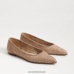 נשים הַנעָלָה Sam Edelman וונדה מחודדת בוהן שטוחה שיזוף חם 4XL22X478