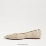 נשים הַנעָלָה Sam Edelman וונדה מחודדת בוהן שטוחה שֶׁנהָב 4XL22X477 - Image 4