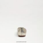 נשים הַנעָלָה Sam Edelman וונדה מחודדת בוהן שטוחה עור זהב מותך 4XL22X481 - Image 5