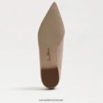 נשים הַנעָלָה Sam Edelman וונדה מחודדת בוהן שטוחה קפוצ'ינו זמש 4XL22X485 - Image 6