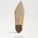 נשים הַנעָלָה Sam Edelman וונדה מחודדת בוהן שטוחה כּוּרכּוּם 4XL22X476 - Image 6