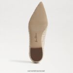נשים הַנעָלָה Sam Edelman וונדה מחודדת בוהן שטוחה שֶׁנהָב 4XL22X477 - Image 6