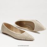 נשים הַנעָלָה Sam Edelman וונדה מחודדת בוהן שטוחה שֶׁנהָב 4XL22X477 - Image 7