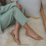 נשים הַנעָלָה Sam Edelman וונדה מחודדת בוהן שטוחה עור זהב מותך 4XL22X481 - Image 8