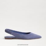 נשים הַנעָלָה Sam Edelman ויטני slingback בוהן מחודדת שטוחה סגול מאובק 4XL22X740 - Image 2