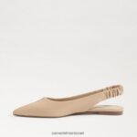 נשים הַנעָלָה Sam Edelman ויטני slingback בוהן מחודדת שטוחה מקדמיה 4XL22X738 - Image 4