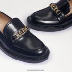 נשים הַנעָלָה Sam Edelman כריסטי לופר עור קופסה שחורה 4XL22X215 - Image 7