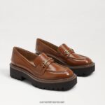 נשים הַנעָלָה Sam Edelman לופר סוליה של laurs lug מוקה כהה 4XL22X429