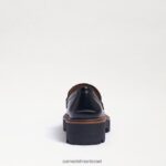 נשים הַנעָלָה Sam Edelman לופר סוליה של laurs lug קופסה שחורה מבריקה 4XL22X428 - Image 5