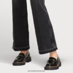 נשים הַנעָלָה Sam Edelman לופר סוליה של laurs lug קופסה שחורה מבריקה 4XL22X428 - Image 8
