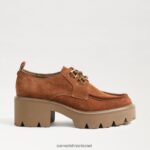 נשים הַנעָלָה Sam Edelman לופר סוליית monna שרוכים גבול חום 4XL22X720 - Image 2