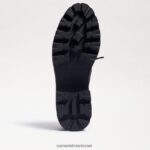 נשים הַנעָלָה Sam Edelman לופר סוליית monna שרוכים עור שחור/לבן 4XL22X719 - Image 6