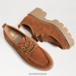 נשים הַנעָלָה Sam Edelman לופר סוליית monna שרוכים גבול חום 4XL22X720 - Image 7