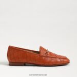 נשים הַנעָלָה Sam Edelman לוריין ארוג ביט כתום קניון 4XL22X515 - Image 2