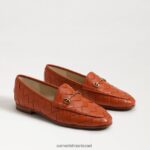 נשים הַנעָלָה Sam Edelman לוריין ארוג ביט כתום קניון 4XL22X515